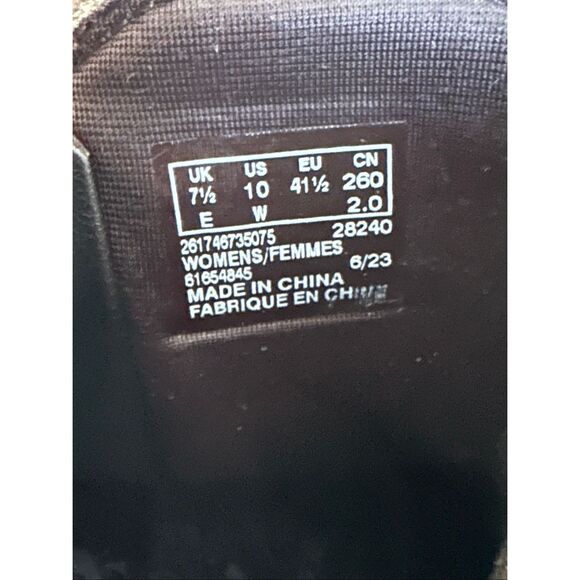 Clarks Black Breeze Range Ruched Booties Size 10 WIDE - Picture 8 of 8